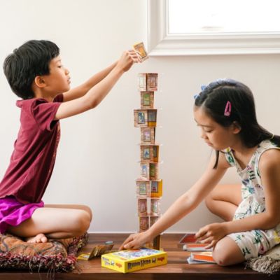 HABA 4789 Rhino Hero- A 3D Stacking Games for Ages 5+ English Version (Made in Germany