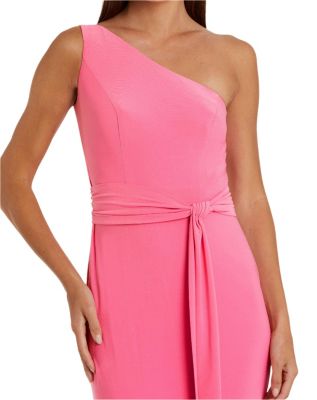 Women's Ieena Jersey One Shoulder Belted Trumpet Gown