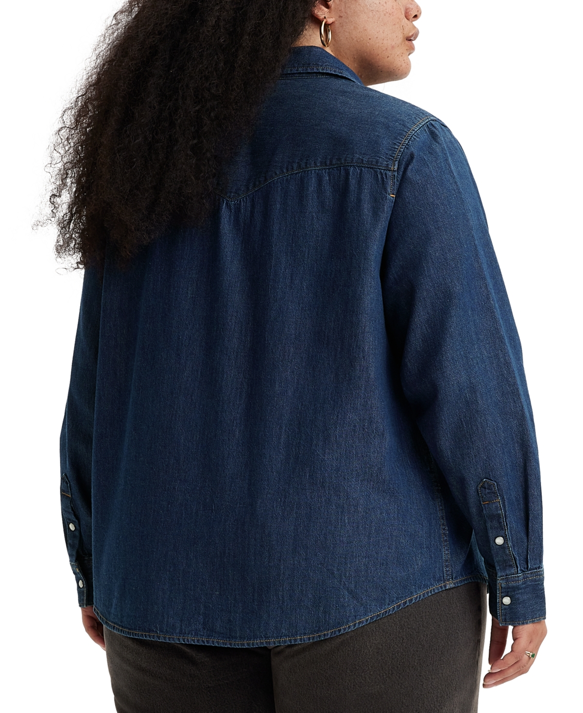 Levi's Plus Size Ultimate Western Cotton Denim Shirt