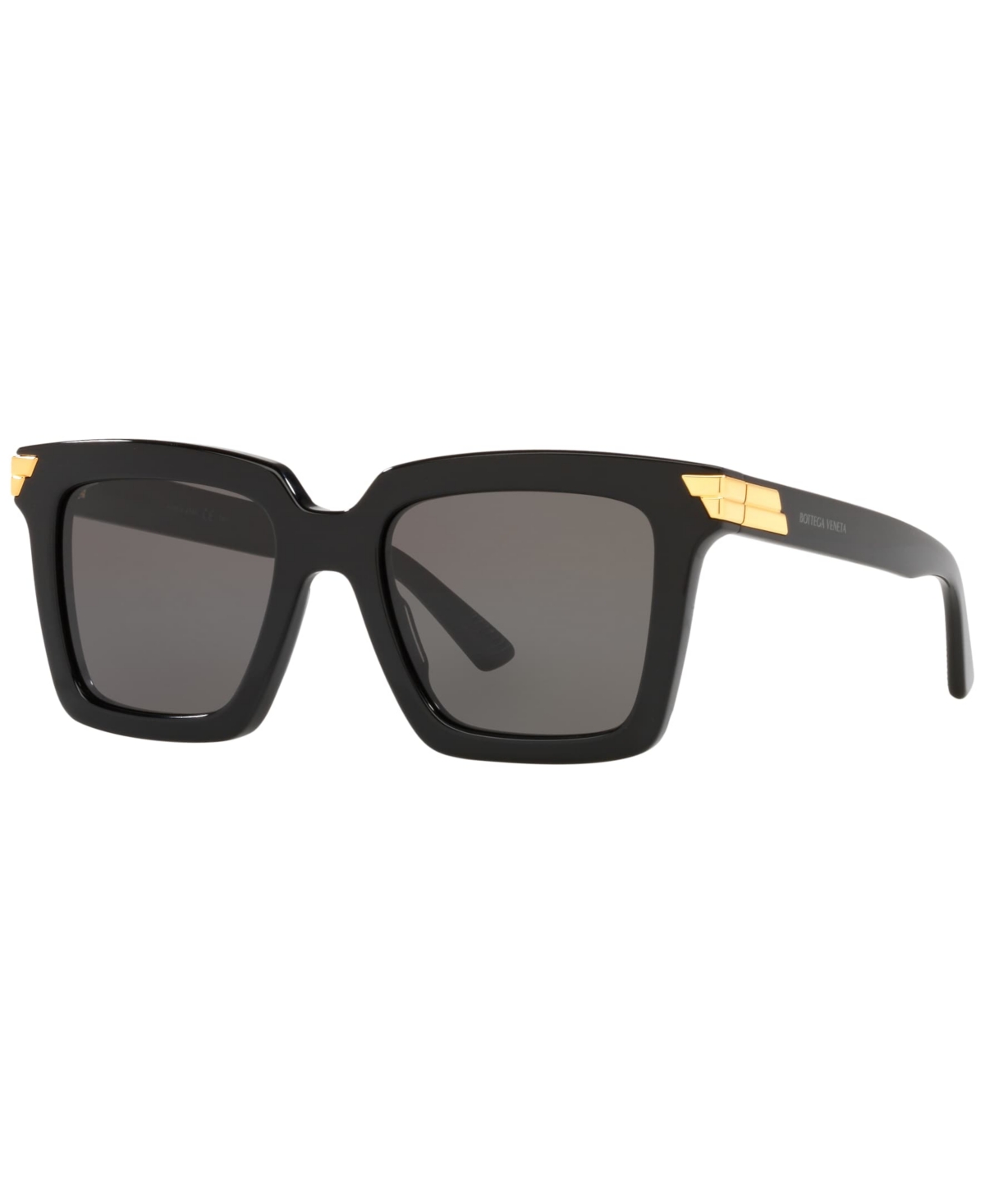 Shop Bottega Veneta Women's Sunglasses, Bv1005s In Black Shiny