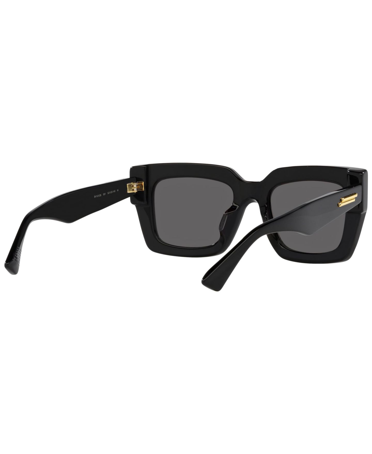 Женские солнцезащитные очки Bottega Veneta BV1212S, цвет: Чёрный — фото 9
