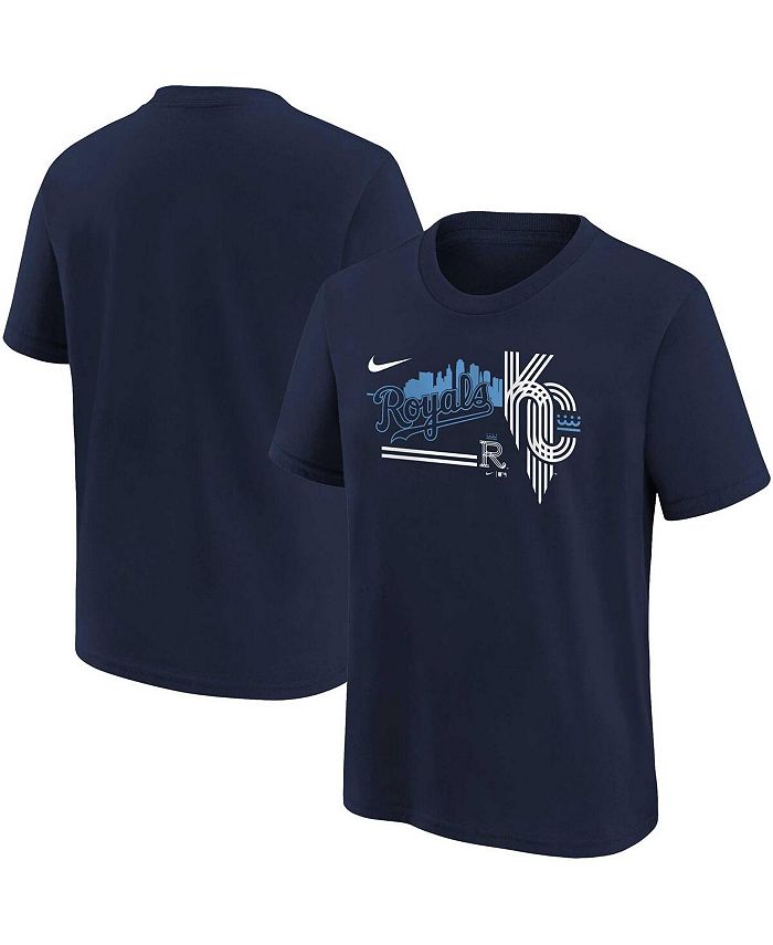 Nike Big Boys and Girls Kansas City Royals Official Blank Jersey