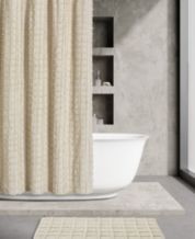 Louis vuitton lv white bathroom set hot 2023 luxury shower curtain bath rug  mat home decor
