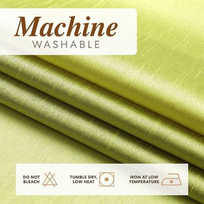 Artisan Lightweight Transparent Faux Silk Sheer Grommet Single Curtain Panel