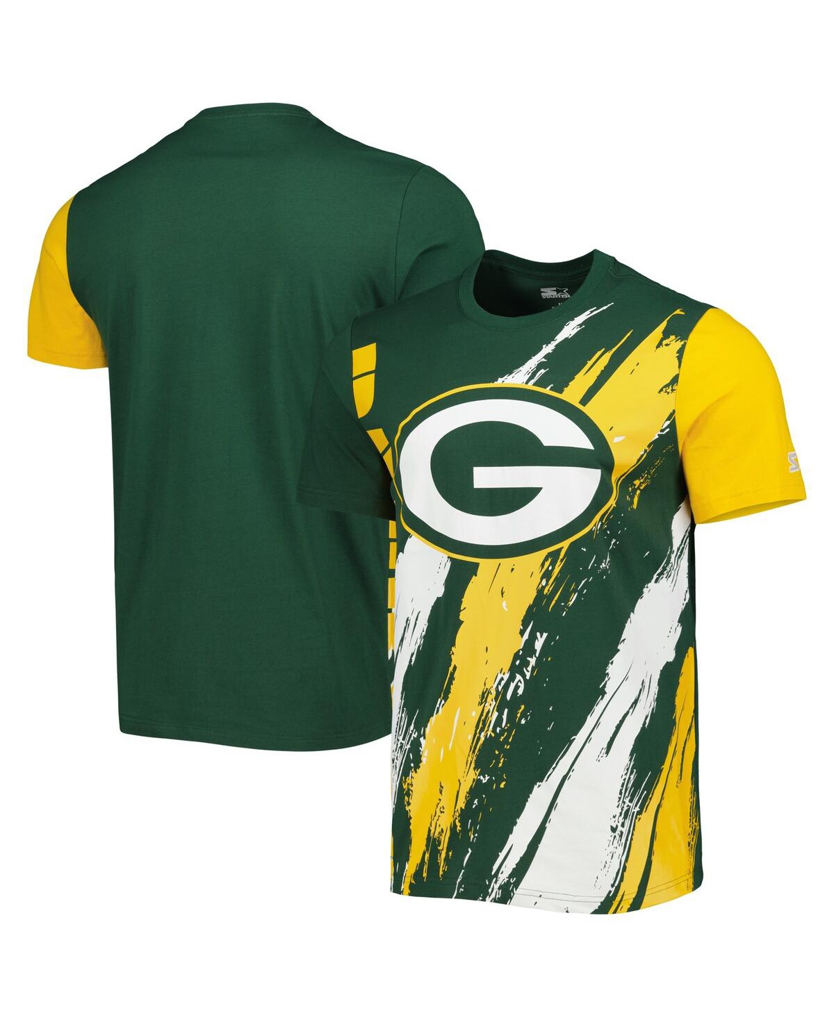 Shop Starter Men's  Green Green Bay Packers Extreme Defender T-shirt