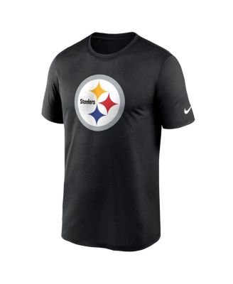 Men's Black Pittsburgh Steelers Legend Logo Performance T-shirt
