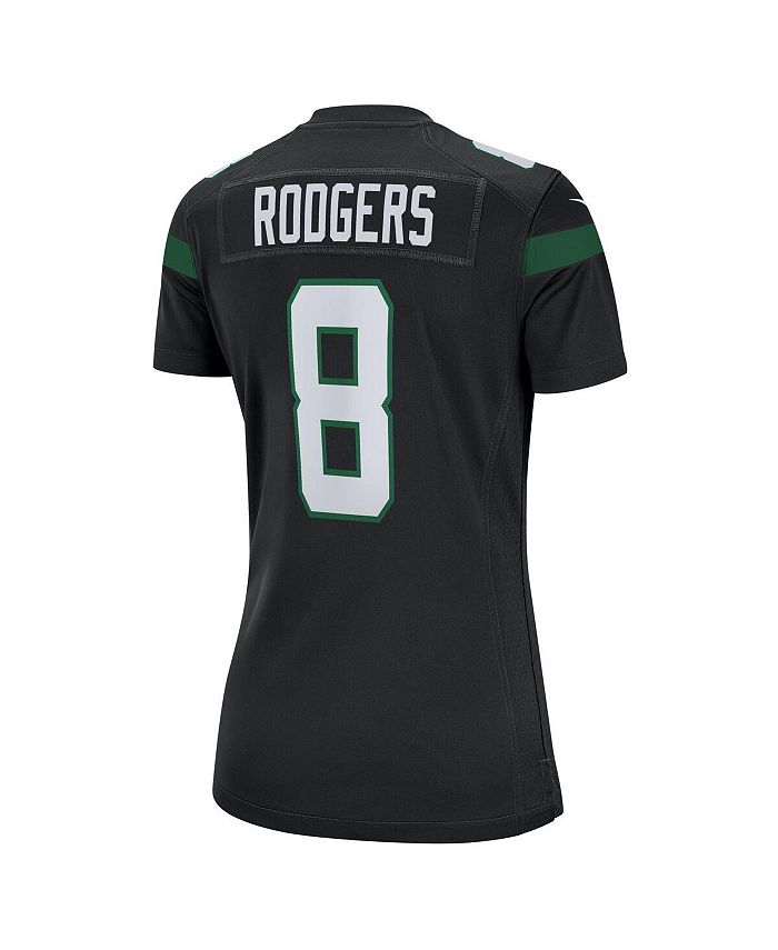 Nike Women's Aaron Rodgers Black New York Jets Game Jersey - Macy's