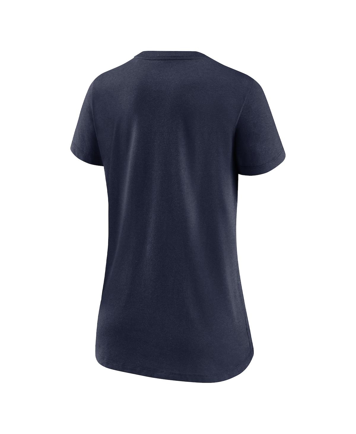 Shop Nike Women's  Navy New England Patriots Hometown Collection Tri-blend V-neck T-shirt