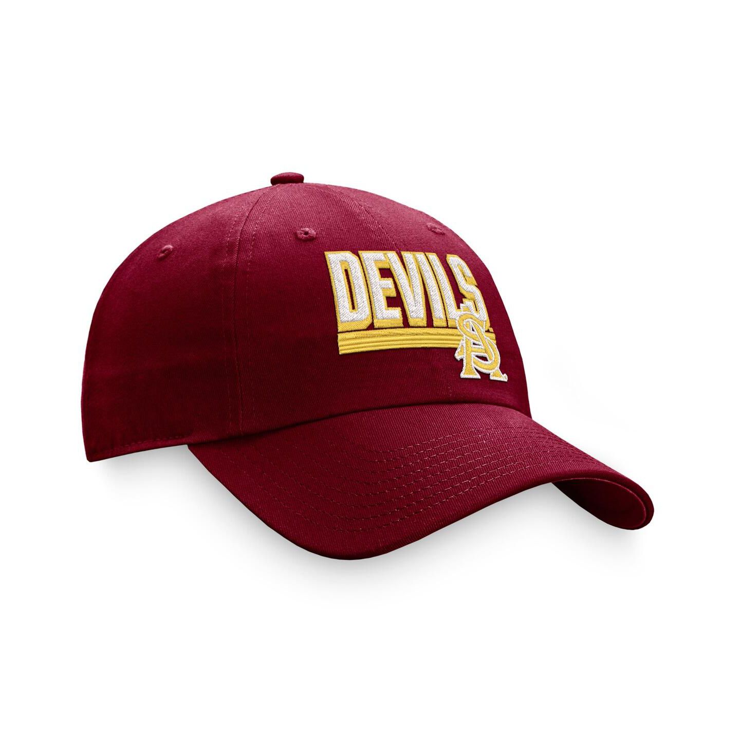 Мужская кепка Top of the World Maroon Arizona State Sun Devils Slice Adjustable Hat — фото 4