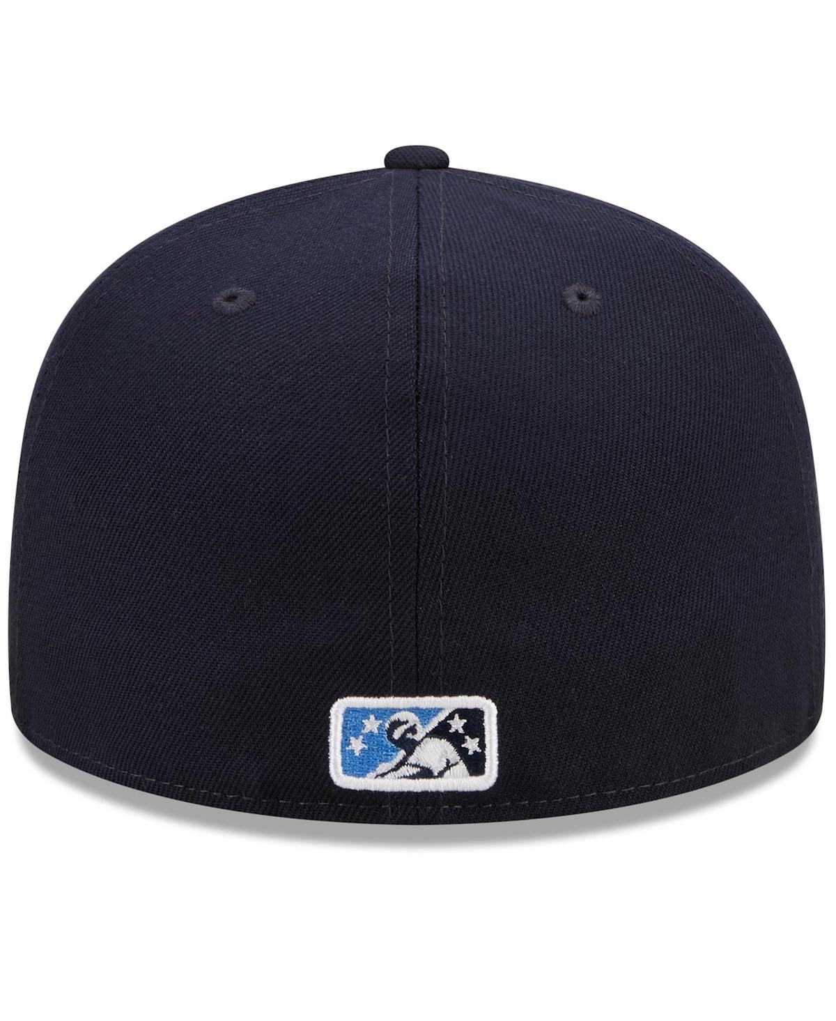New Era Navy Lake County Captains Marvel X Minor League 59fifty Fitted Hat In Navy