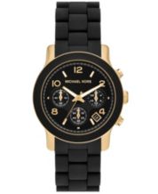Matte black discount michael kors watch