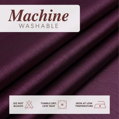 Home Living 2 Piece Lightweight Basic Sheer Grommet Top Curtain Panels