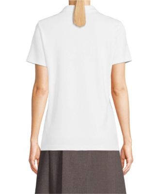 Women's Short Sleeve Feminine Fit Interlock Polo Shirt