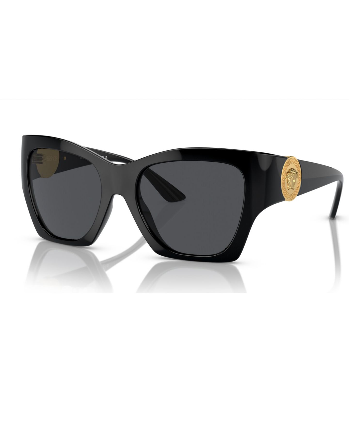 Женские солнцезащитные очки Versace Sunglasses, VE4452, цвет: Чёрный — фото 1