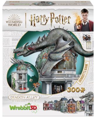 Wrebbit Harry Potter Diagon Alley Collection Gringotts Bank 3D Puzzle, 300 Pieces