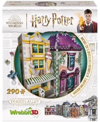 Wrebbit Harry Potter Diagon Alley Collection 4 3D Puzzles, 1175 Pieces