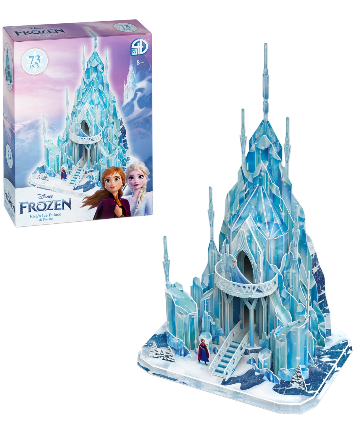 Shop University Games 4d Cityscape Disney Frozen Elsa's Ice Palace 3d Puzzle, 73 Pieces In No Color