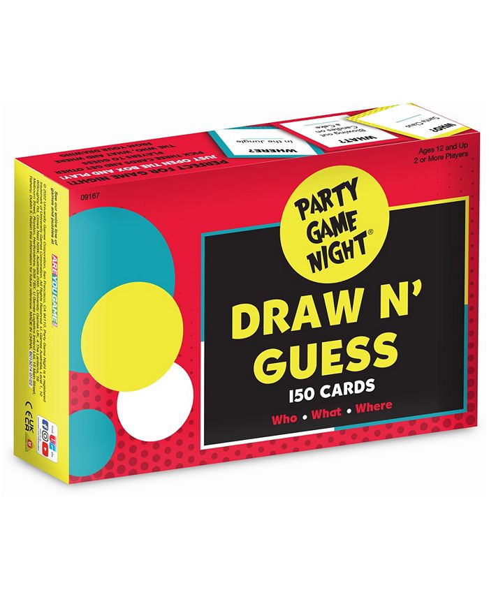 University Games Party Game Night, Draw N' Guess Cards - Macy's