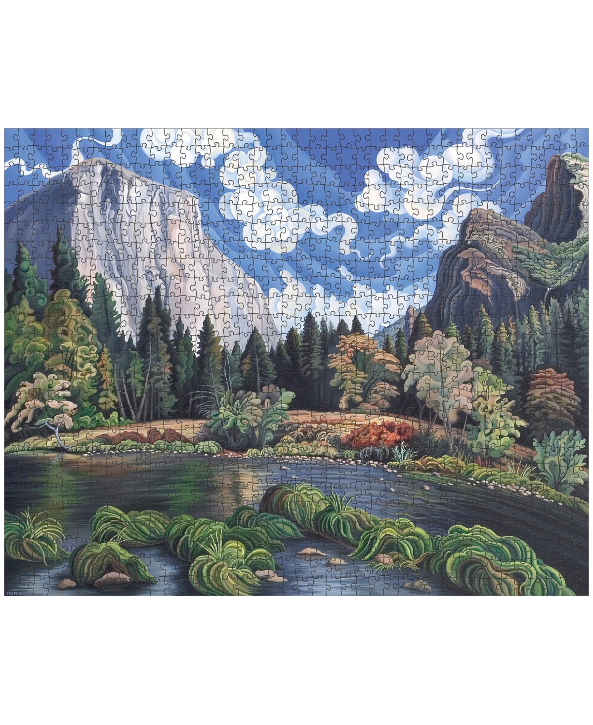 Shop University Games Pomegranate Communications, Inc. Phyllis Shafer Autumn In Yosemite Valley Puzzle, 1000 Pieces In No Color
