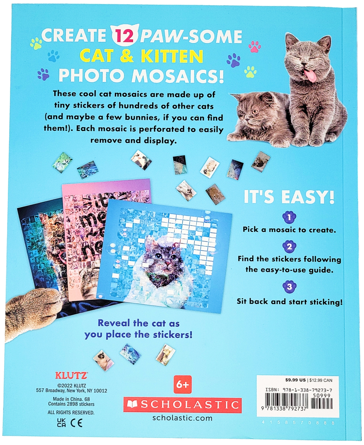 Shop Klutz Press Sticker Photo Mosaic Cats Kittens In No Color