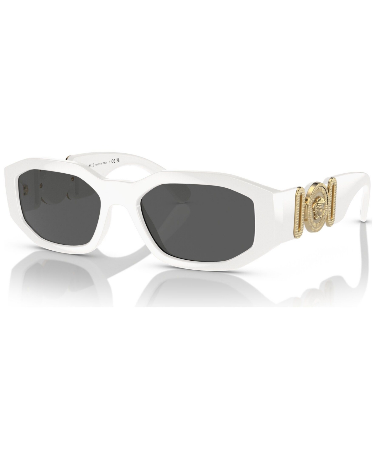 Versace Unisex Sunglasses, Ve4361 Biggie In White,dark Grey