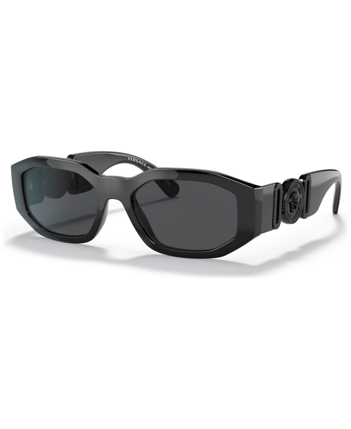 Versace Unisex Sunglasses, Ve4361 Biggie In Black,dark Grey