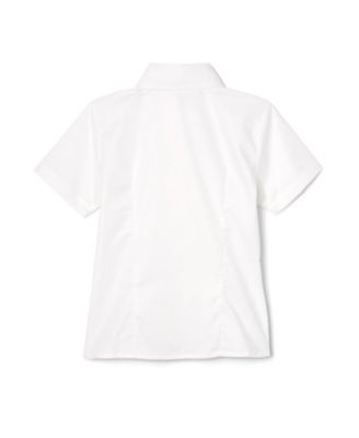 Little Girls Short Sleeve Oxford Shirt