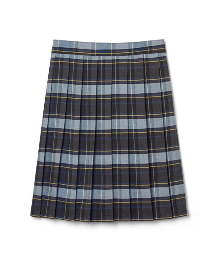 French Toast Big Girls Adjustable Waist Mid-Length Plaid Pleated Skirt ...