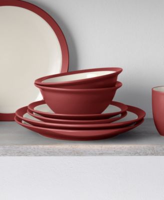 Colorwave Curve 16 Pc. Dinnerware Set, Service for 4