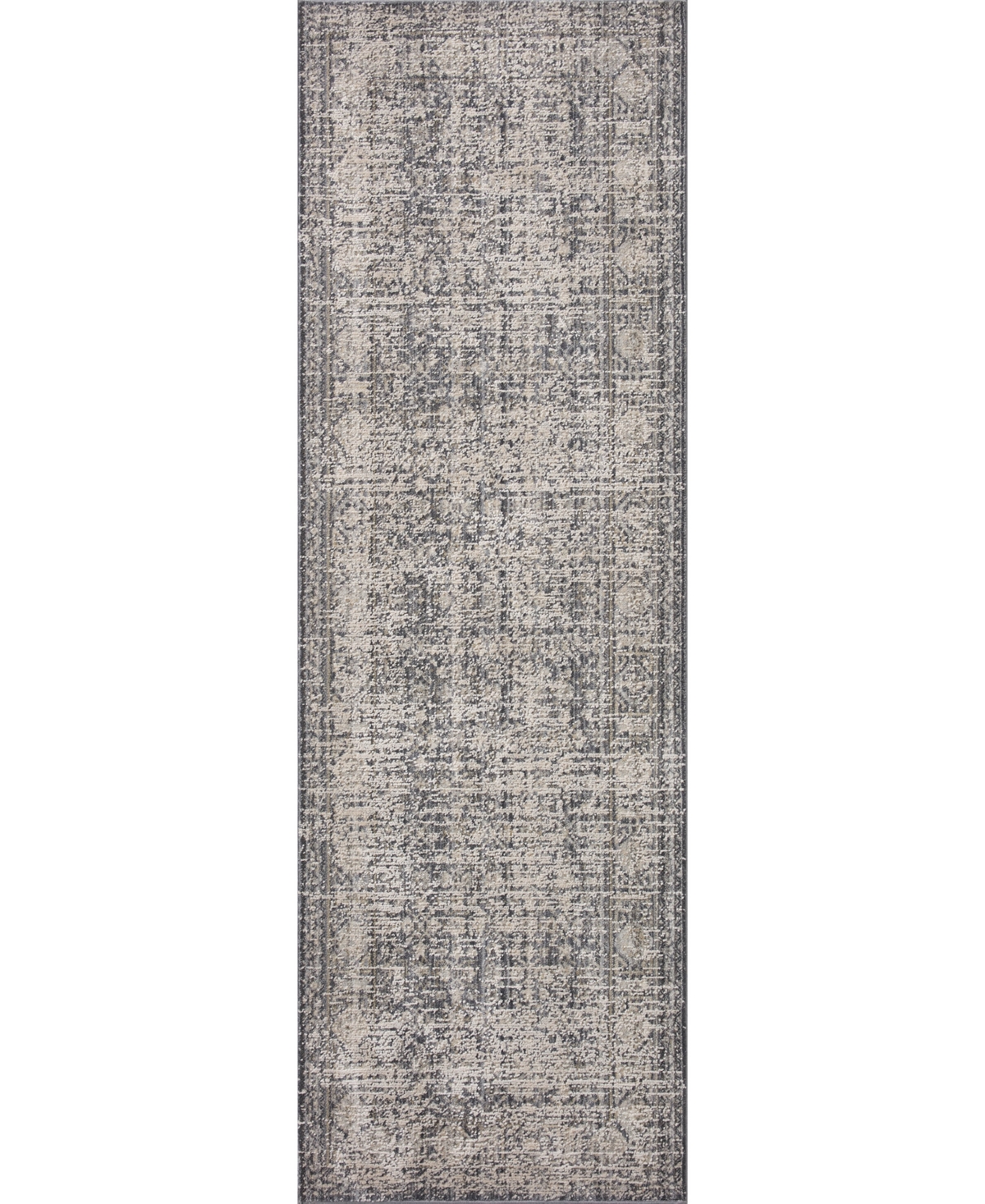 Amber Lewis X Loloi Alie Ale-03 2'7" X 7'9" Runner Area Rug In Charcoal