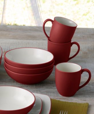 Colorwave Square 16 Pc. Dinnerware Set, Service for 4
