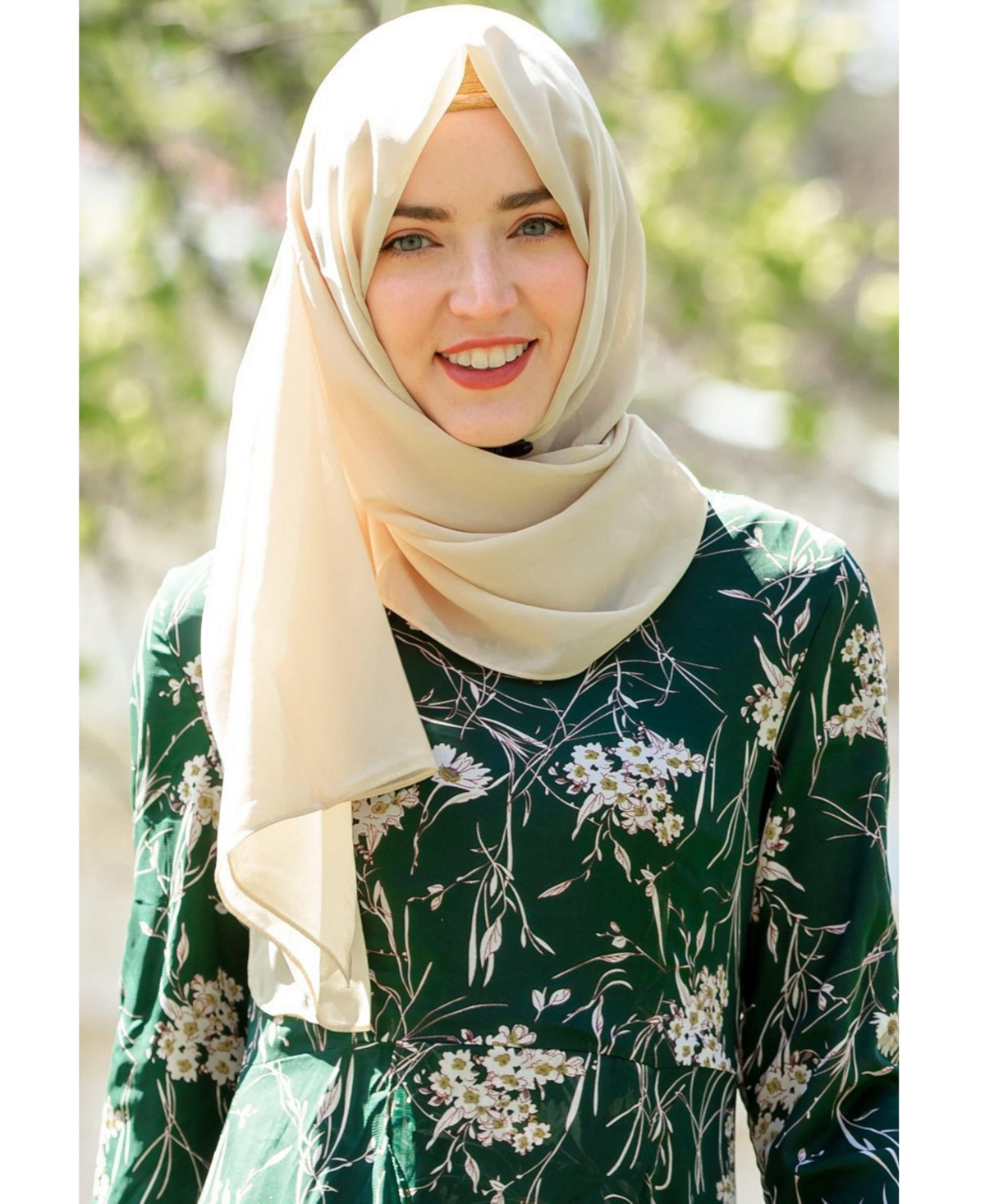 Urban Modesty Women's Chiffon Hijab In Cream