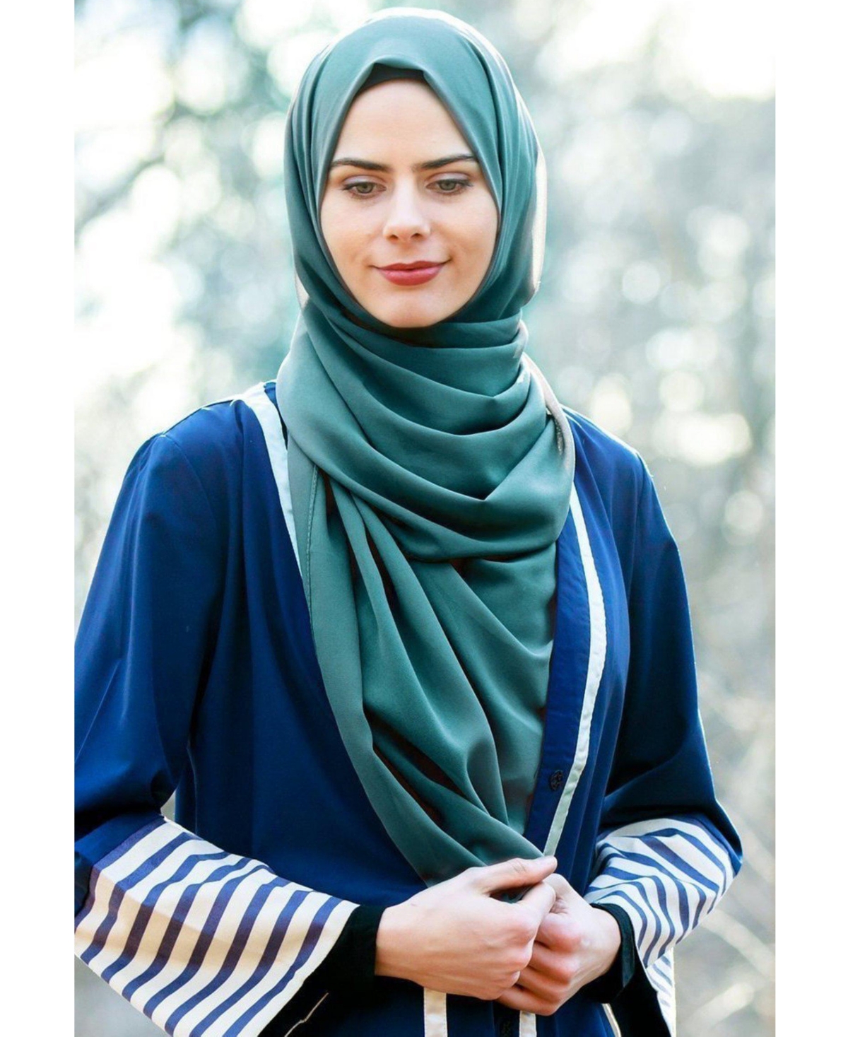 Urban Modesty Women's Chiffon Hijab In Teal