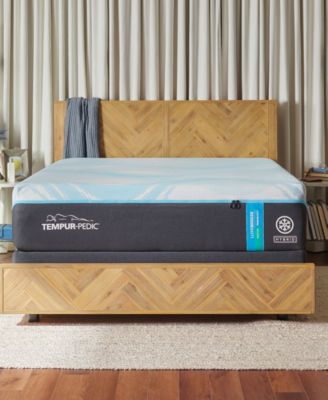 LuxeBreeze 13" Medium Hybrid Cooling Mattress Set- King