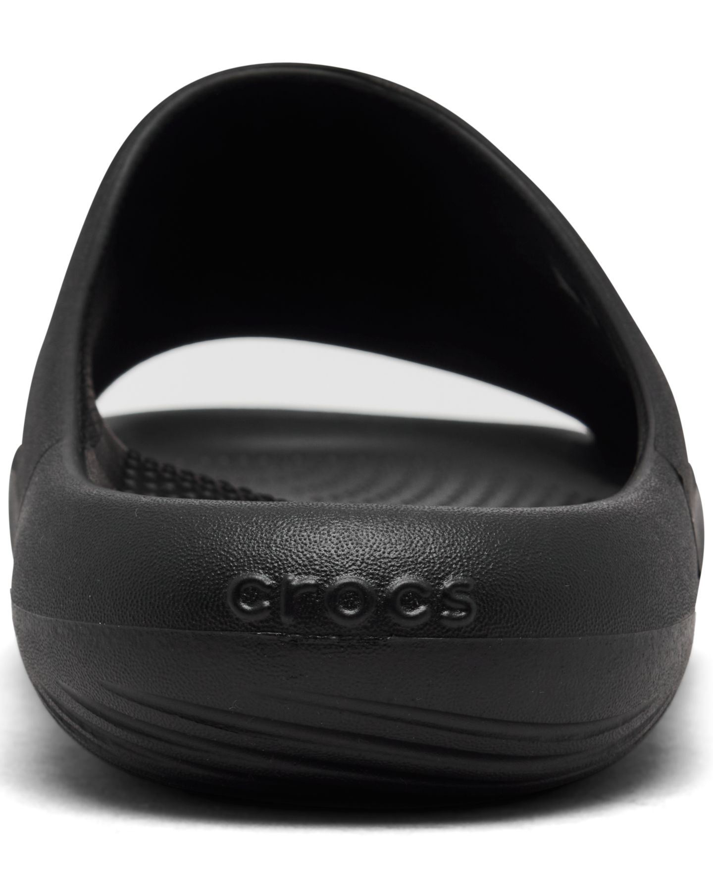 Мужские сандалии Crocs Mellow Recovery Slide, цвет: Чёрный — фото 4
