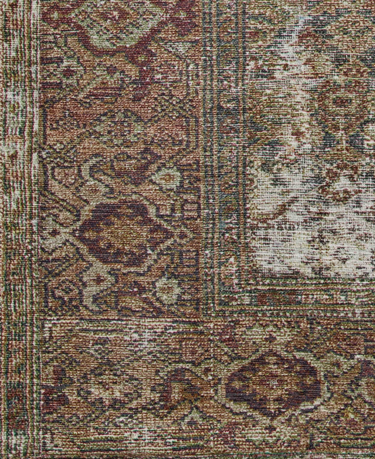 Amber Lewis Loloi Georgie Ger-07 Area Rug - Coral
