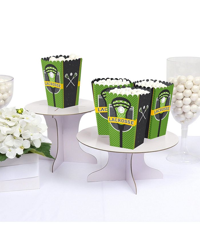 Big Dot of Happiness Lax to the Max Lacrosse Party Favor Popcorn Treat