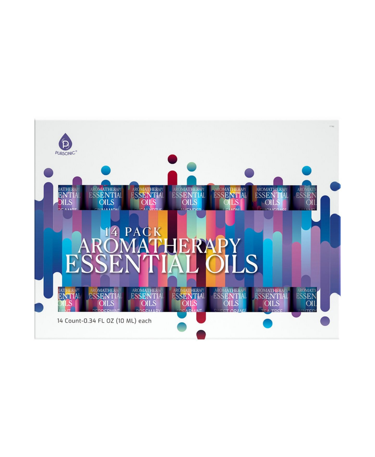 Essential Aromatherapy Oils - 14 Pack Gift Set - Multi color