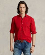 Red Casual & Button Down Shirts for Men - Macy's
