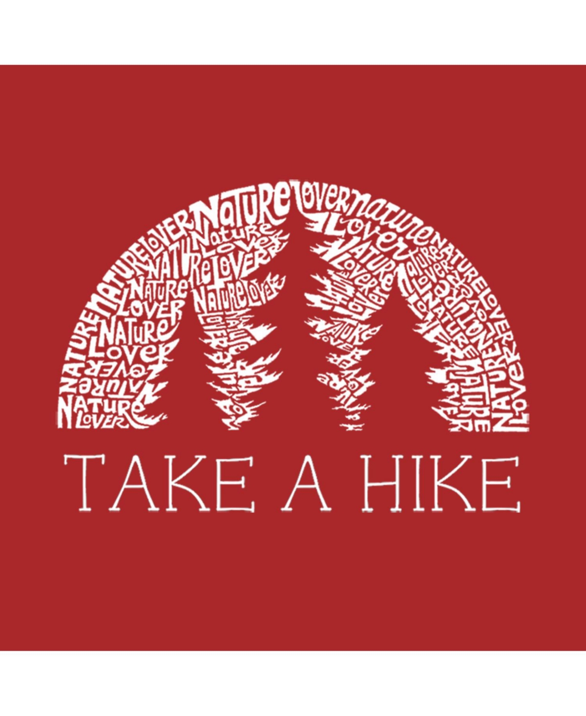 Big Boy's Word Art T-shirt - Nature Lover