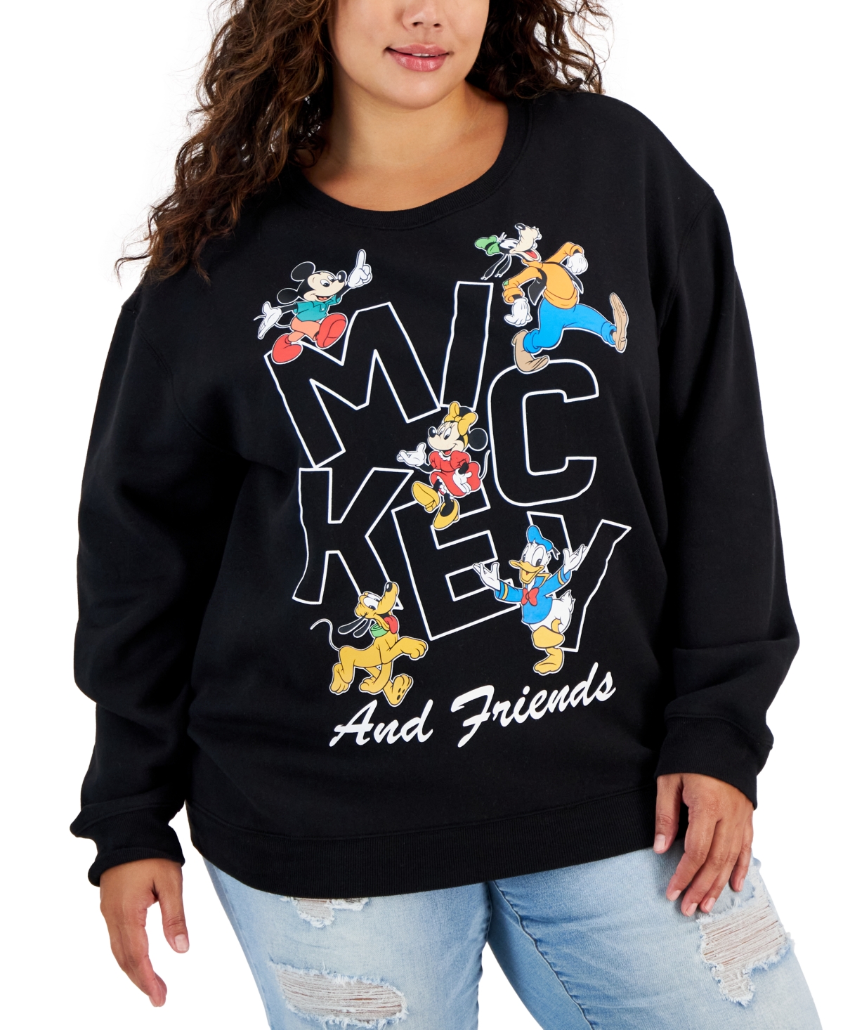 Friends sweatshirt plus size top
