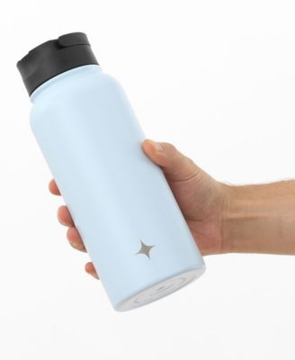 Water Bottle with Flip Lid, Sport Straw Lid, 32 oz