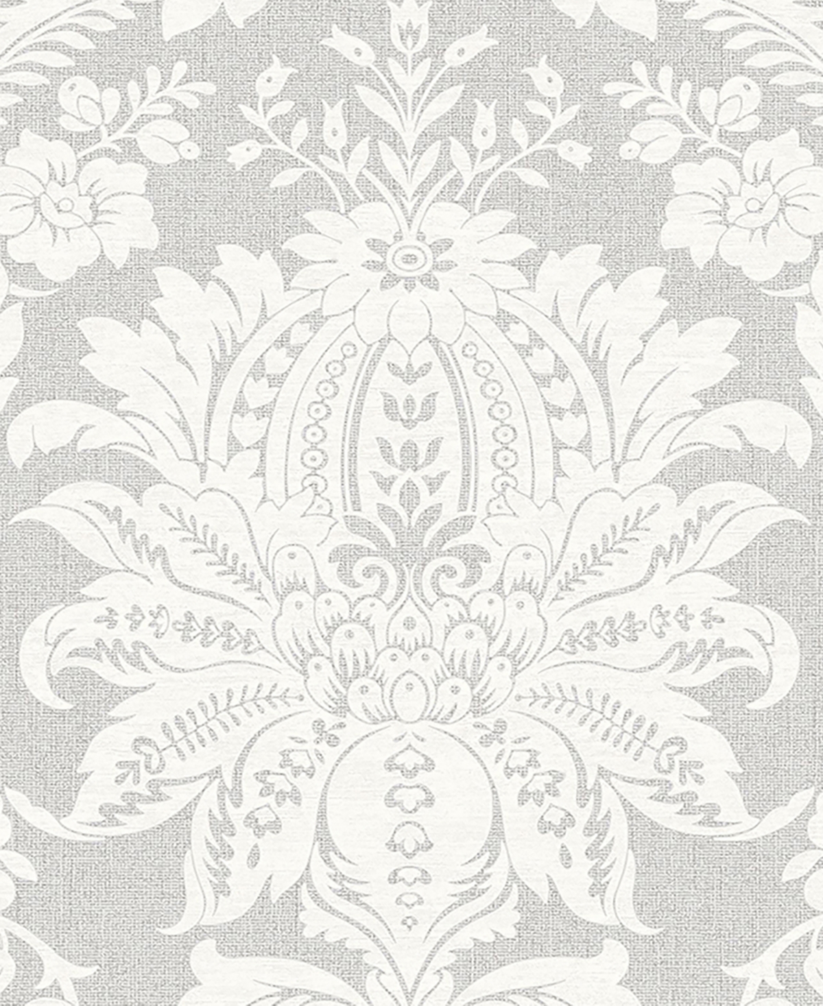 Shop Transform Damask Peel And Stick Wallpaper In Neutral