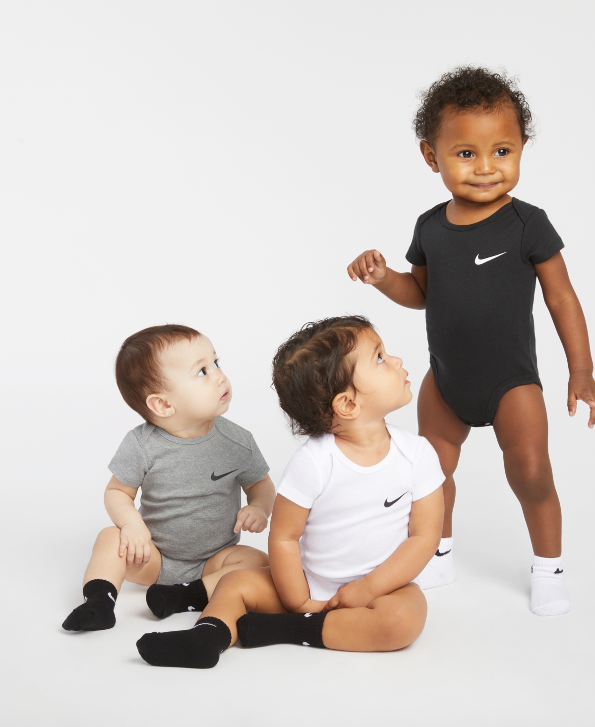Nike Socks: $9.99 ($15.00 Value) With Select Kids Purchase In Neutral