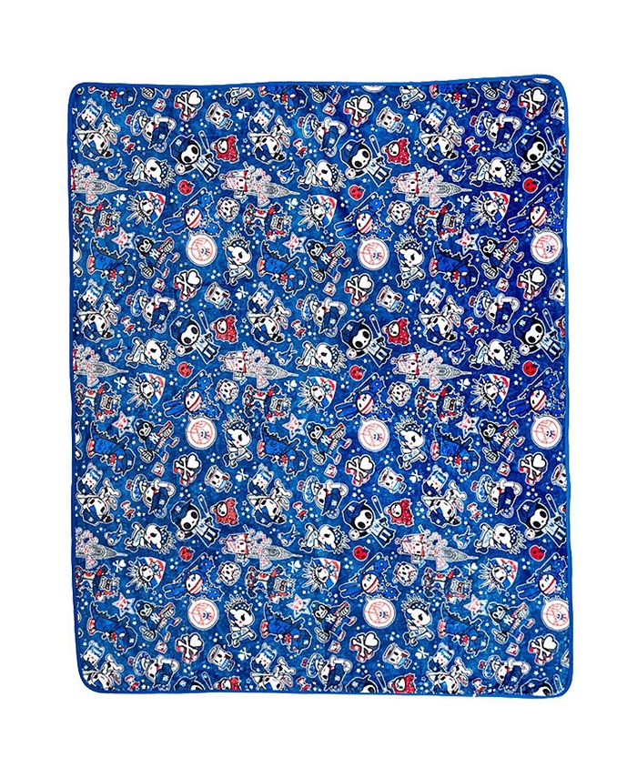 Tokidoki New York Yankees 60" x 50" Plush Blanket Macy's