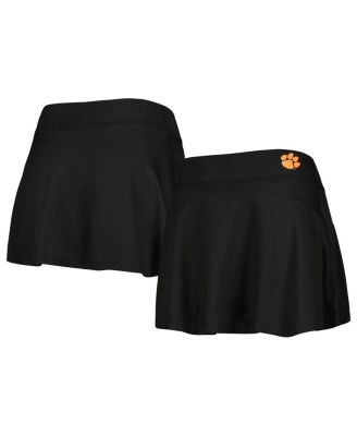 Women's Black Clemson Tigers Flowy Skort