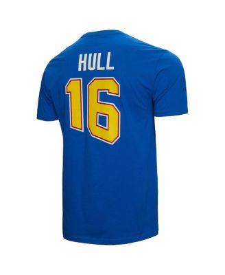 Men's Brett Hull Blue St. Louis Blues Name and Number T-shirt