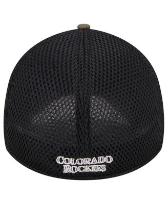 Men's Camo Colorado Rockies Team Neo 39THIRTY Flex Hat