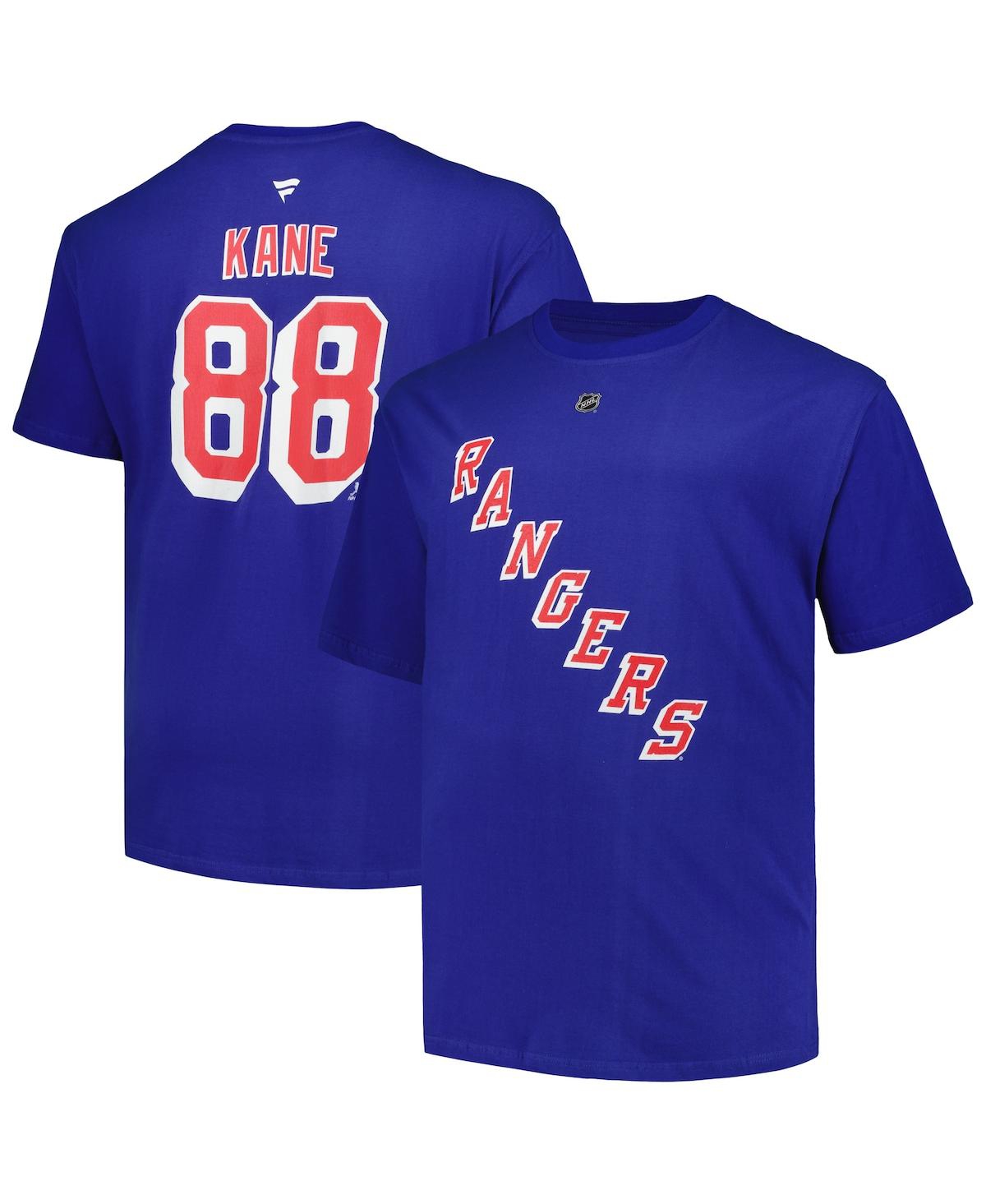 Men's Fanatics Patrick KaneNew York Rangers Big and Tall Name and Number T-shirt - Blue