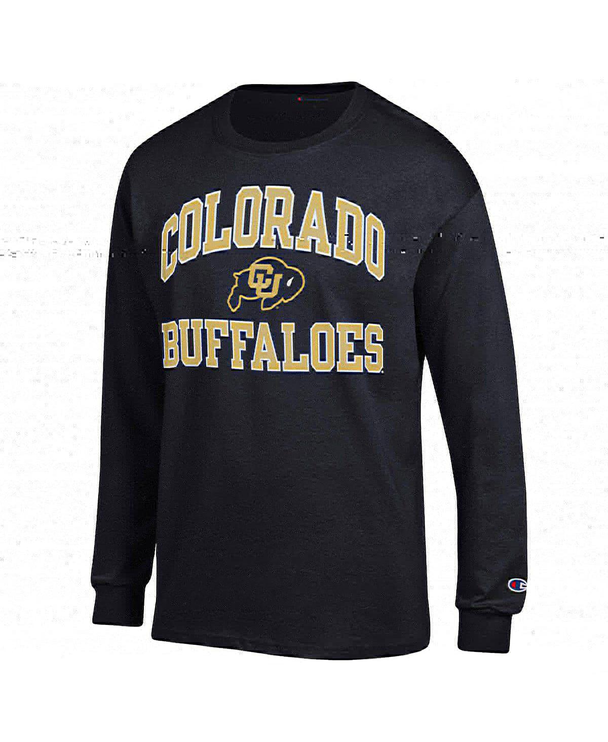 Men's ChampionColorado Buffaloes High Motor Long Sleeve T-shirt - Black